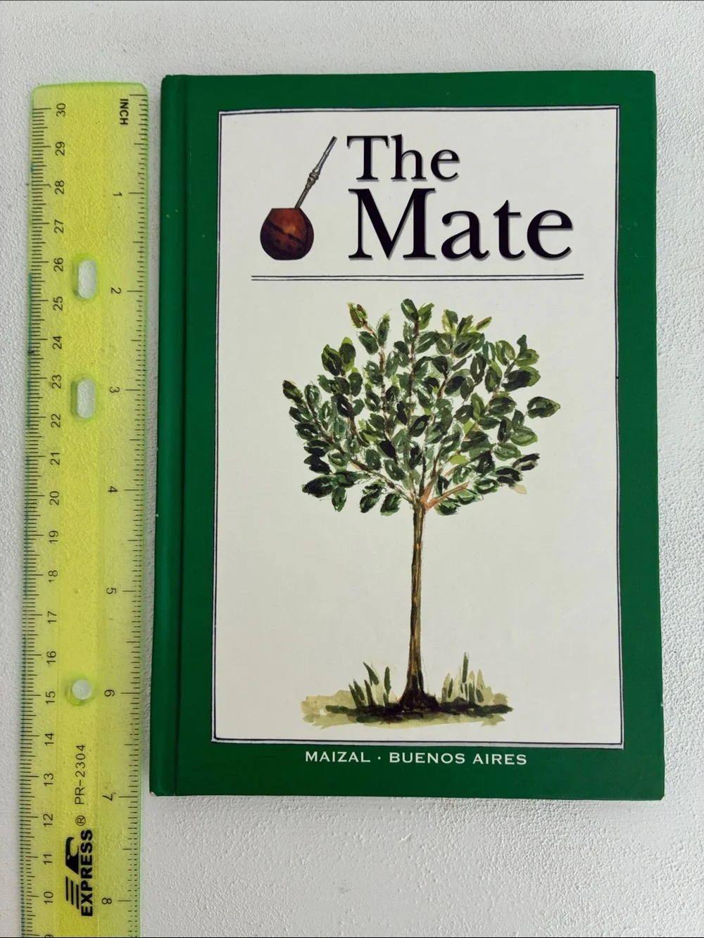 The Mate Small Hardcover Book — Green & Cream Cover